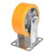 Vestil Polyurethane Rigid Caster 5 In. Diameter x 2 In. Width 990 Lb. Capacity Orange/Gray CST-VE-5X2PUA-R - alternate 3